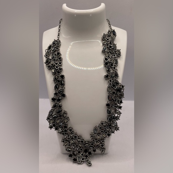 Rare Couture ST JOHN Signed Crystal Collar Necklace Stunning Statement Runway - Picture 13 of 13